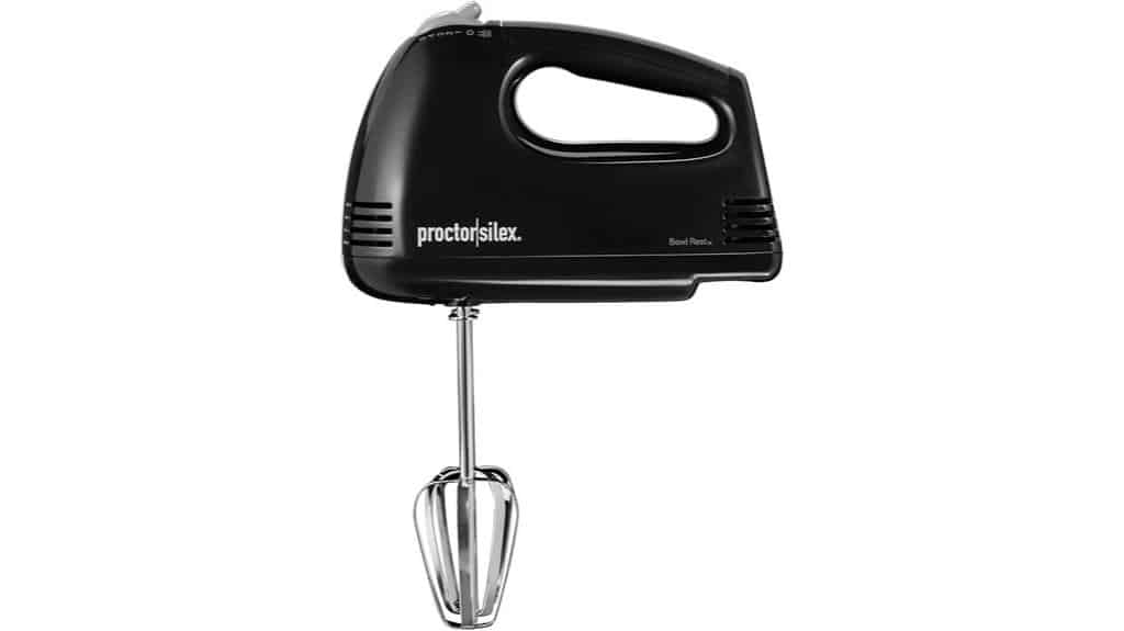 black five speed hand mixer