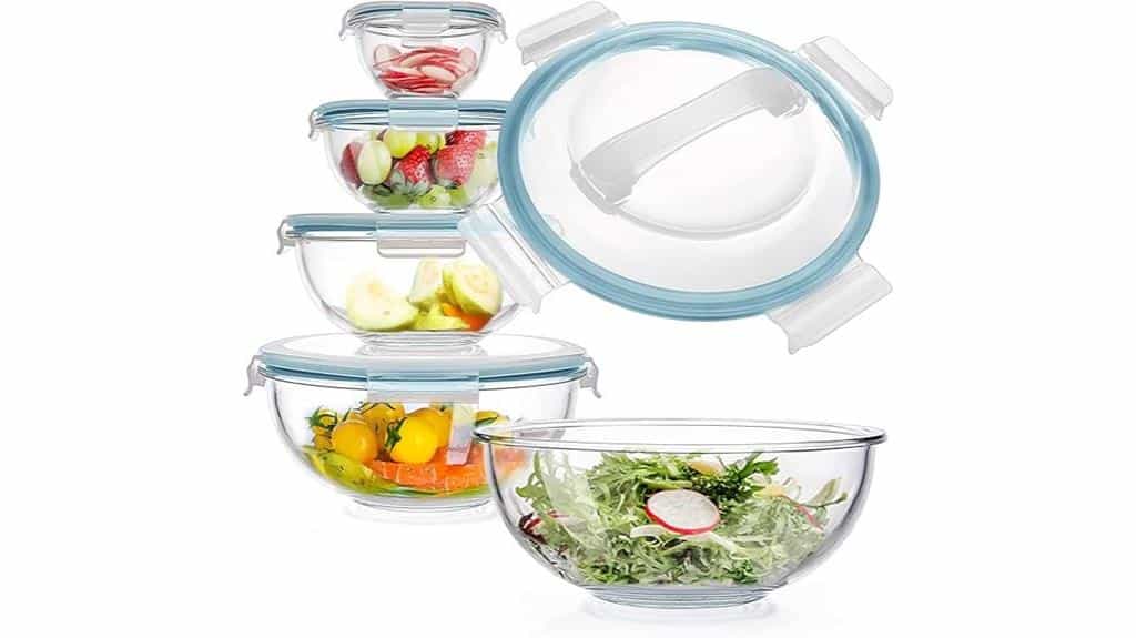 bpa free glass mixing bowls