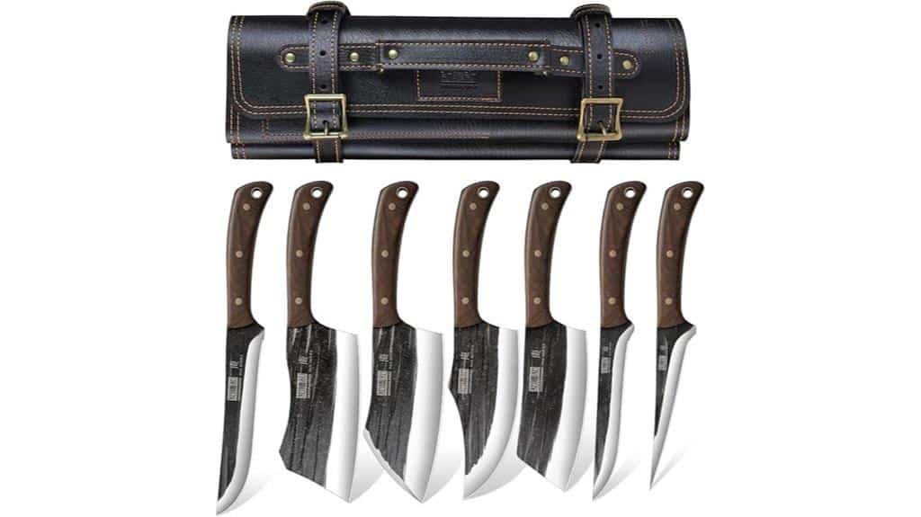 butcher knife set bundle