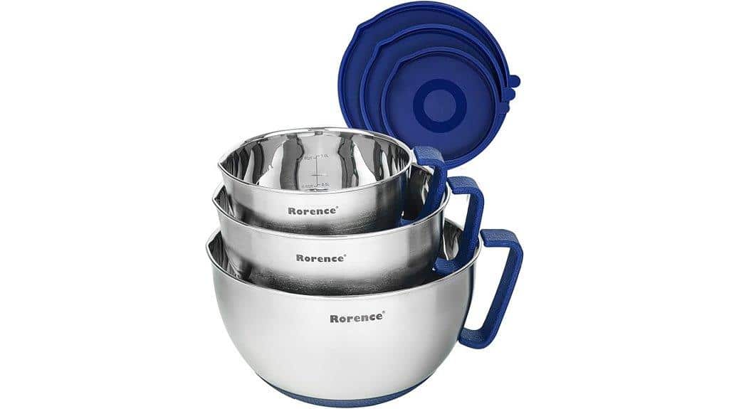 stainless steel mixing bowls