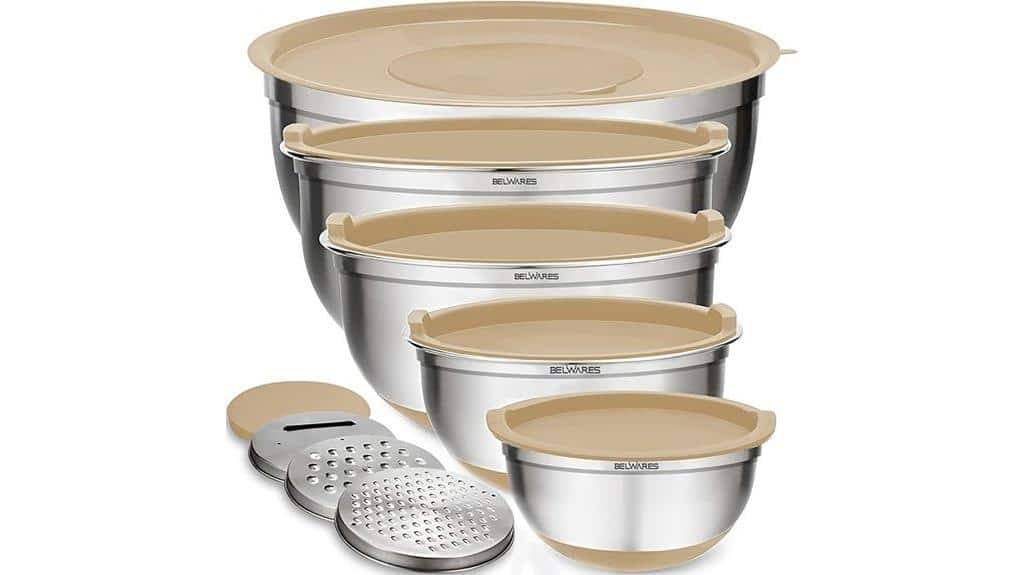 stainless steel mixing bowls