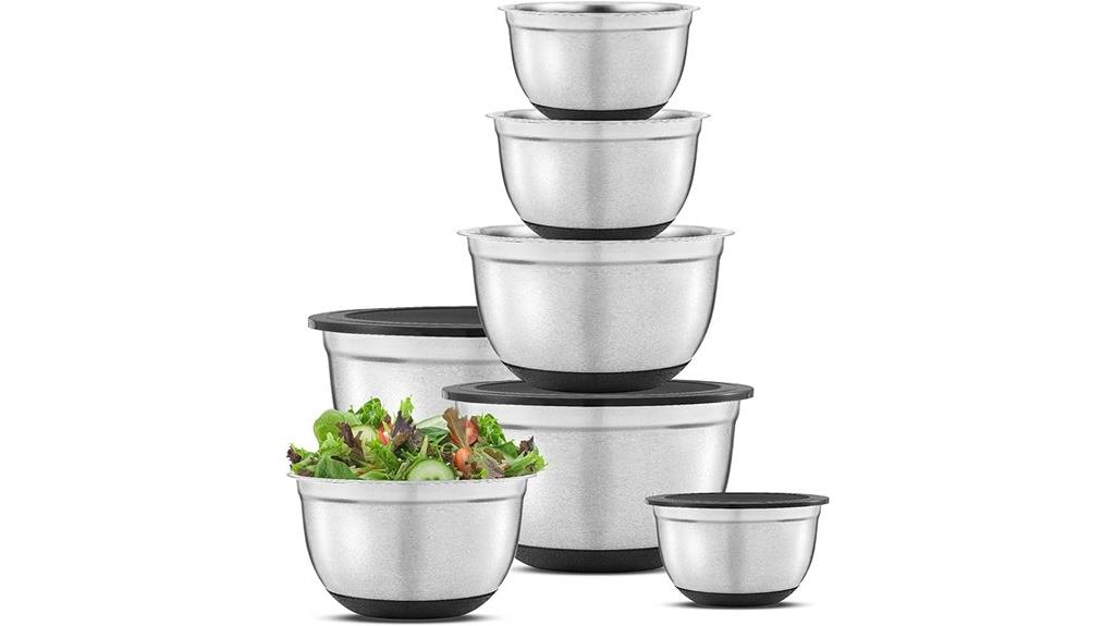 stainless steel mixing bowls