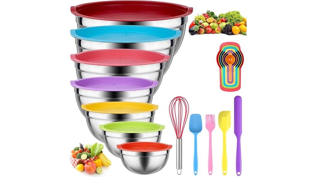 stainless steel mixing bowls