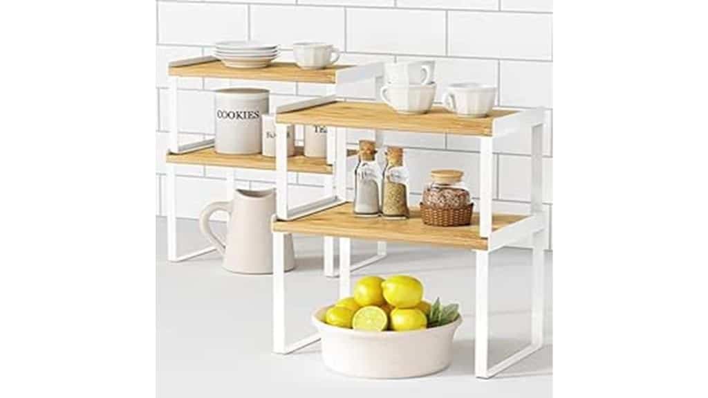 bamboo kitchen cabinet organizers