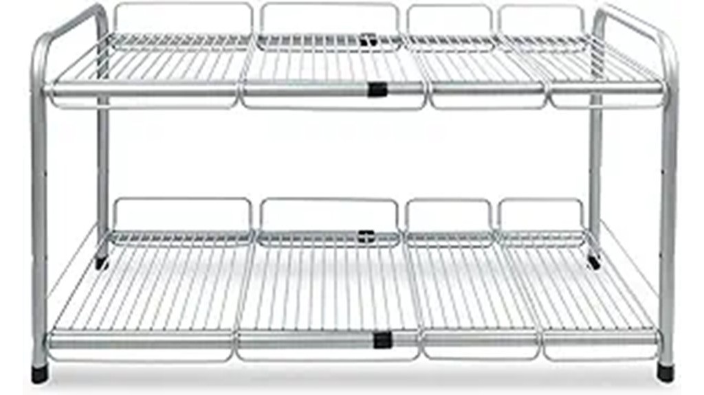 expandable under sink organizer