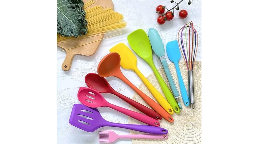silicone kitchen utensil set