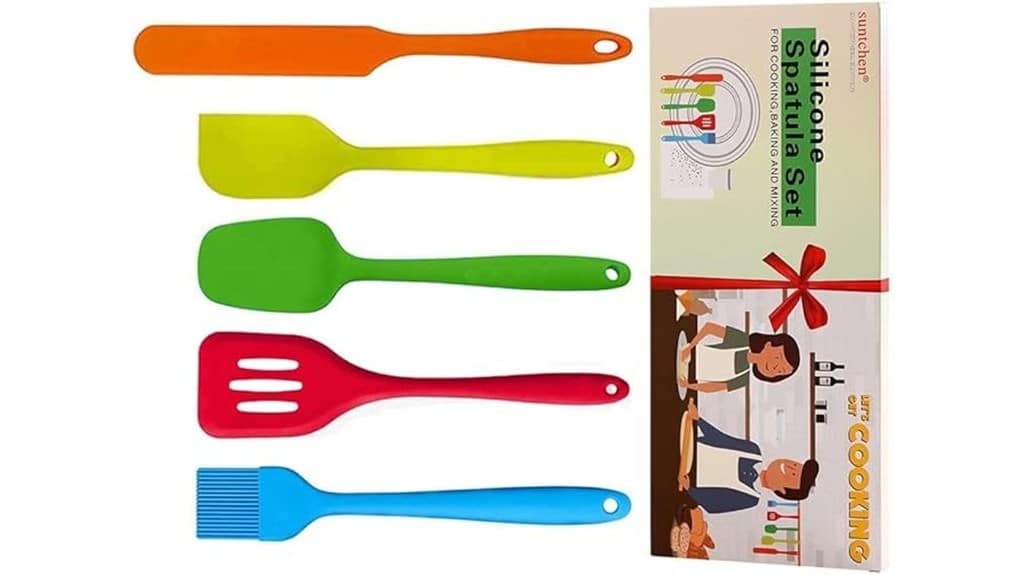 silicone spatula set baking