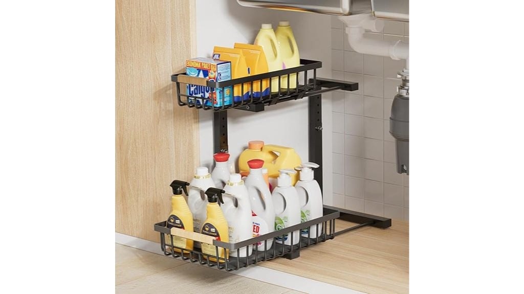 slide out shelf organizer
