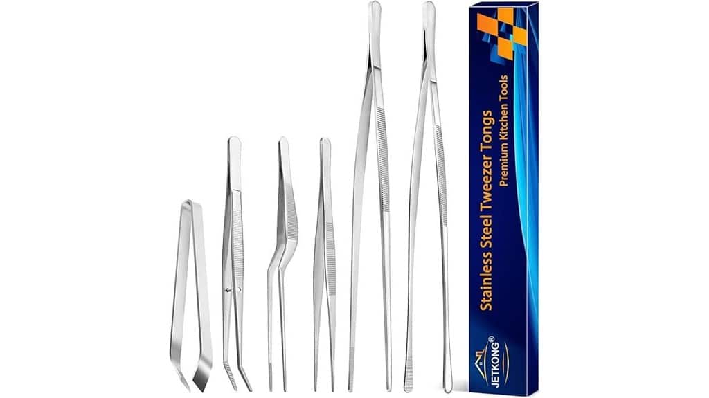 stainless steel cooking tongs