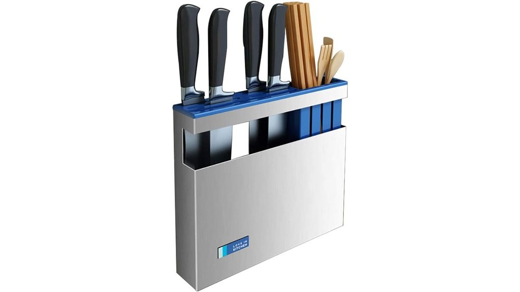 stainless steel knife organizer