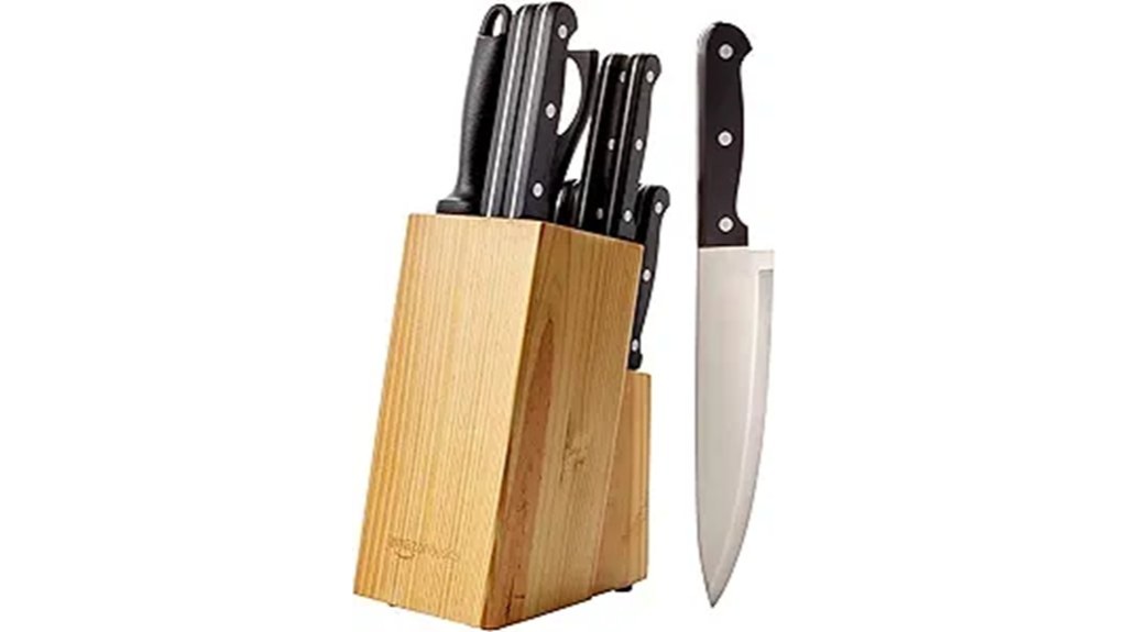 stainless steel knife set