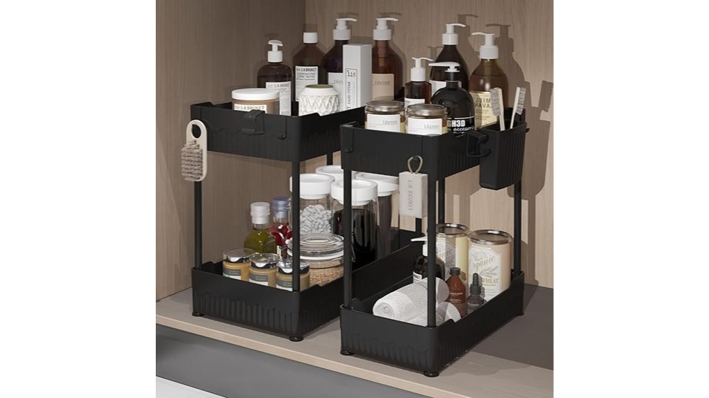 under sink organizer set