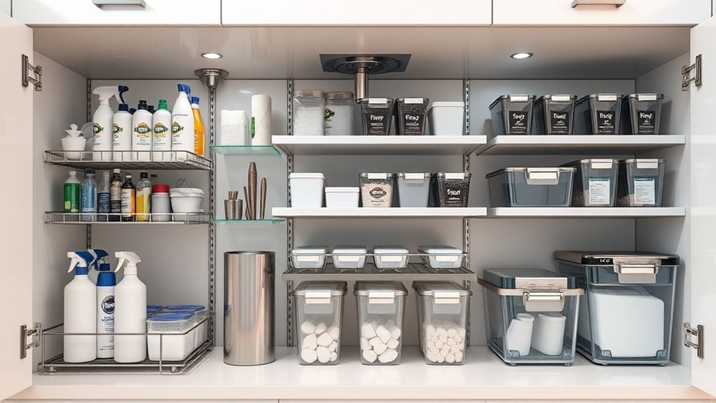 under sink shelving solutions maximized