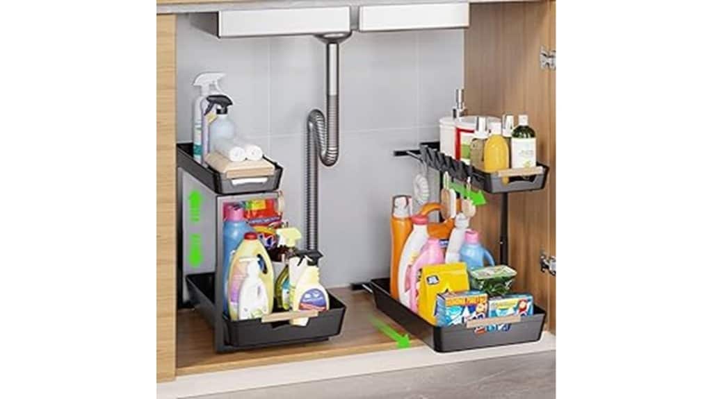 under sink storage organizers