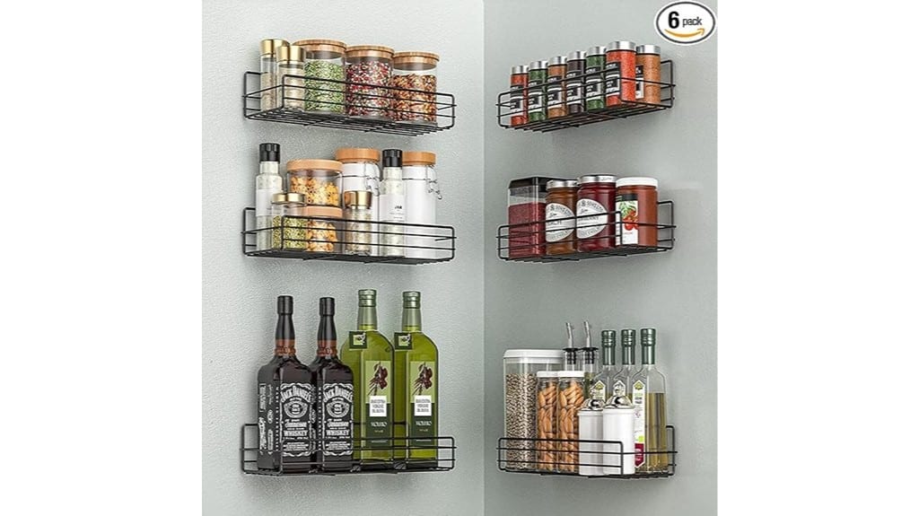 wall mounted spice rack