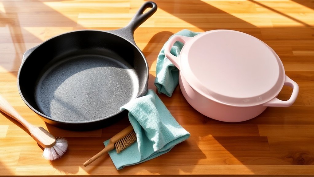 cast iron requires seasoning