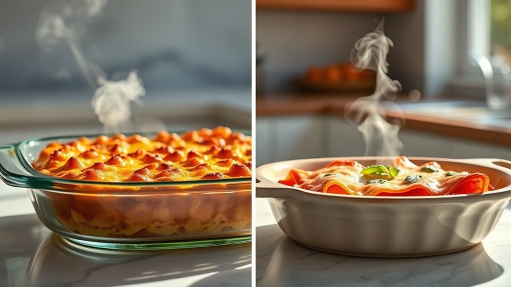 ceramic vs glass bakeware