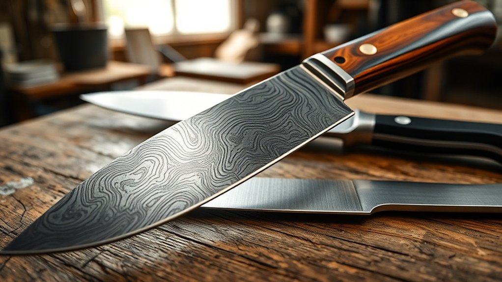 damascus knives craftsmanship and investment