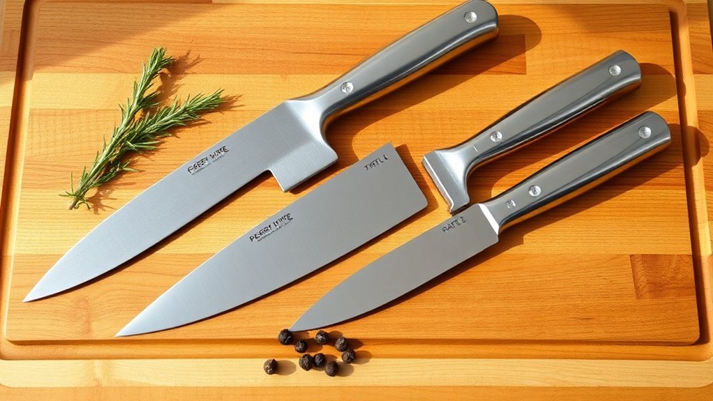 essential kitchen knife trio