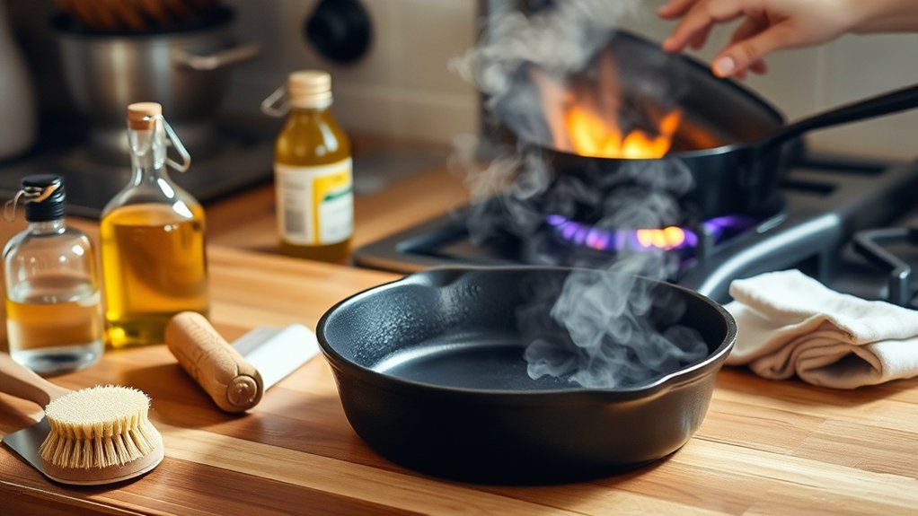 maintain cast iron cookware
