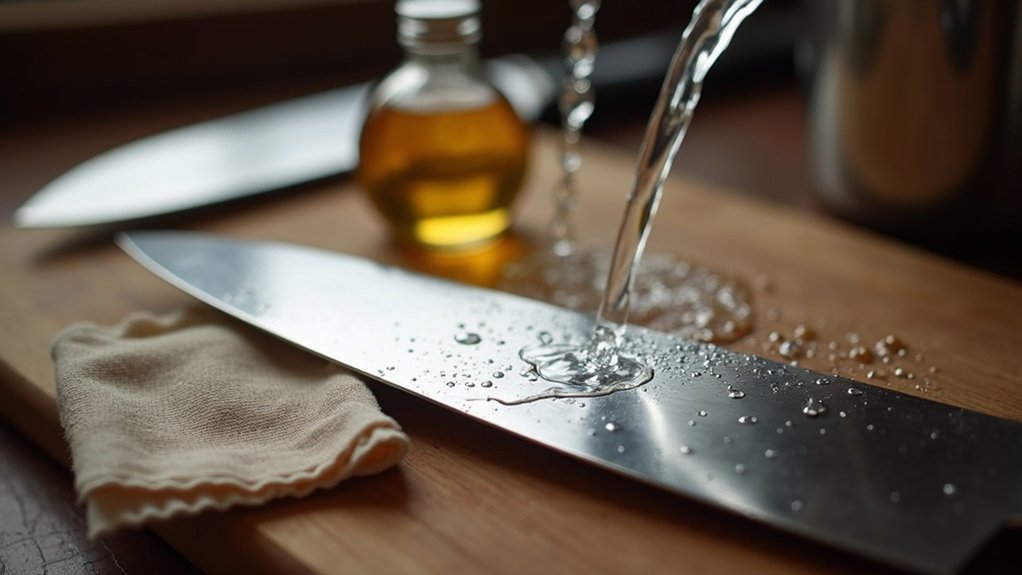 maintain high carbon steel knives