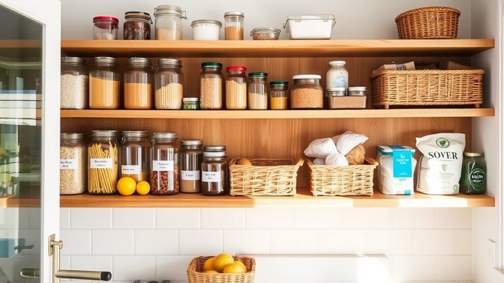organize pantry for efficiency