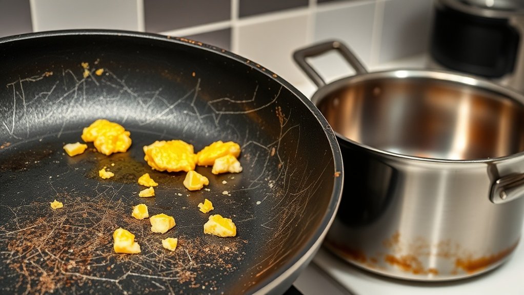 Signs You Need to Replace Your Old Pots and Pans 4 persistent food sticking issues