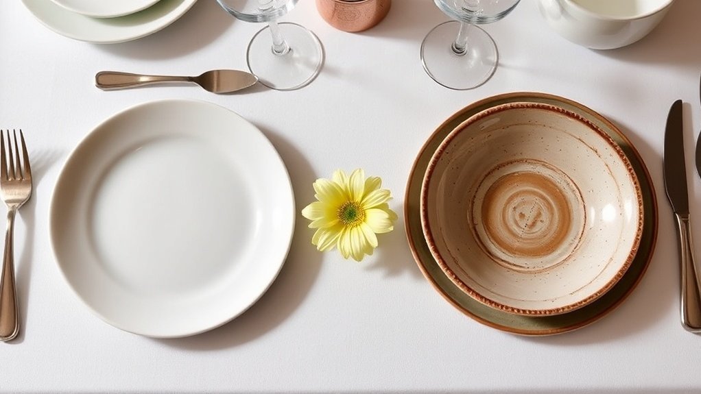 porcelain elegance stoneware durability