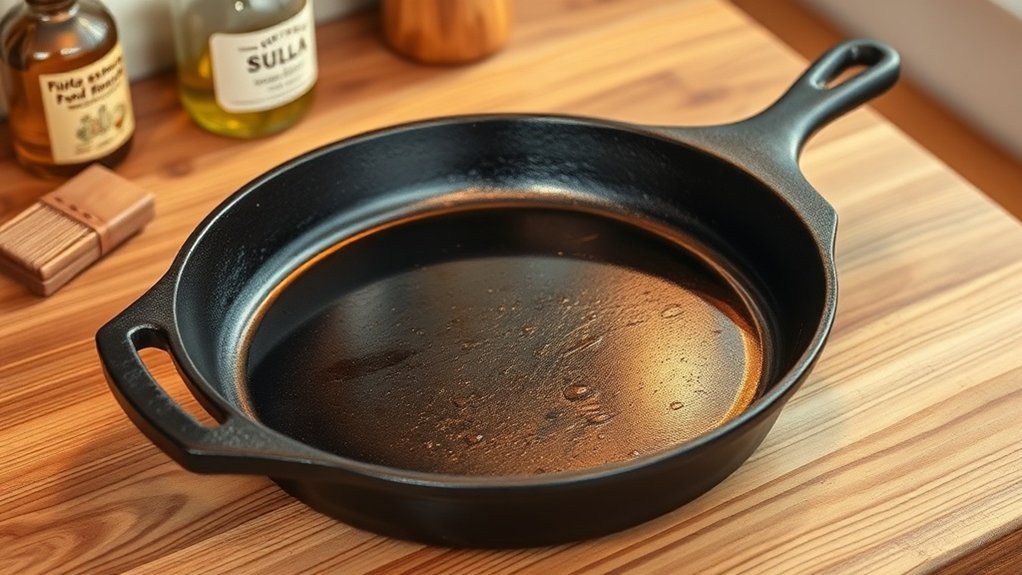 season cast iron cookware properly