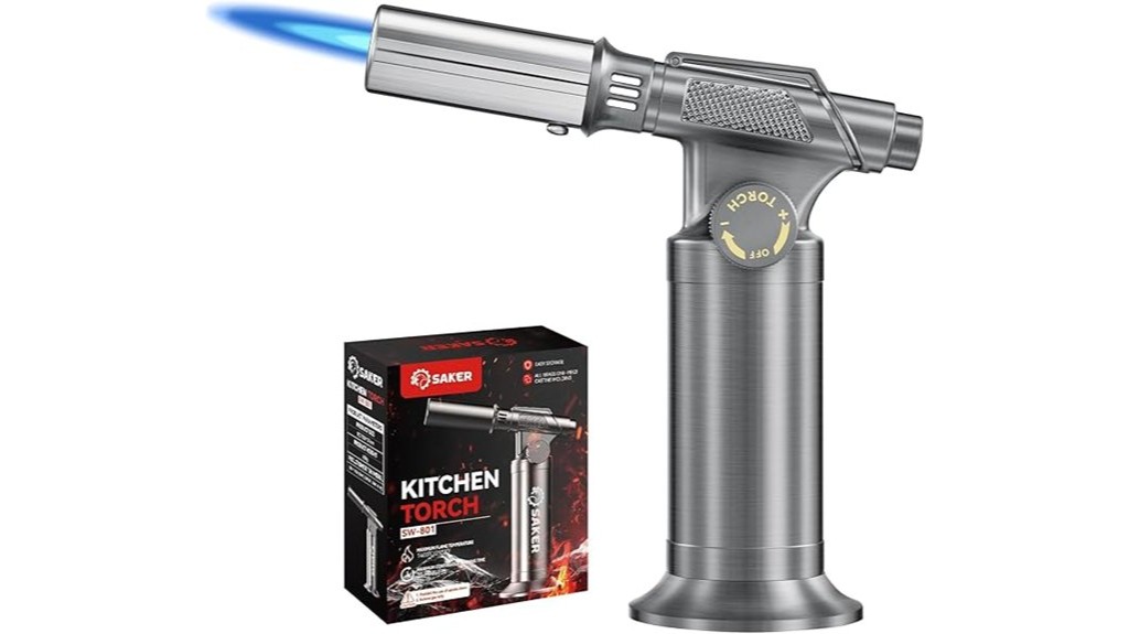 8 Best Kitchen Torches for Perfecting Crème Brûlée and More Culinary Delights 10 adjustable flame butane torch