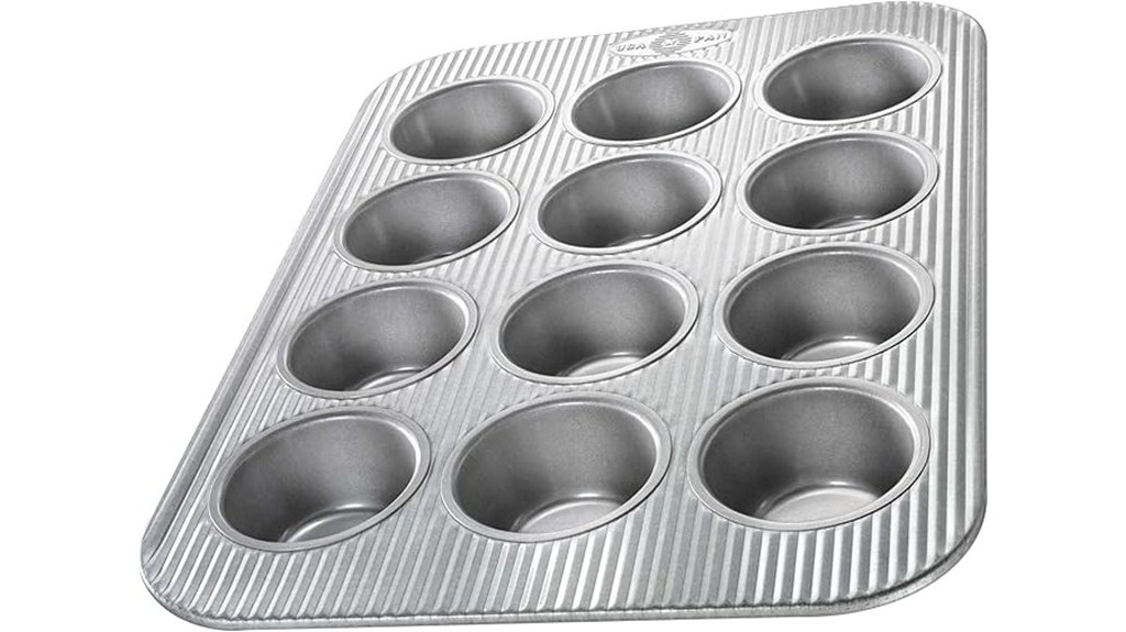 aluminized steel muffin pan