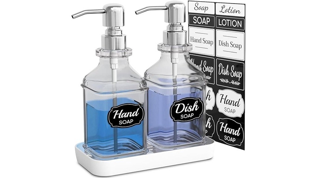 antique glass soap dispenser