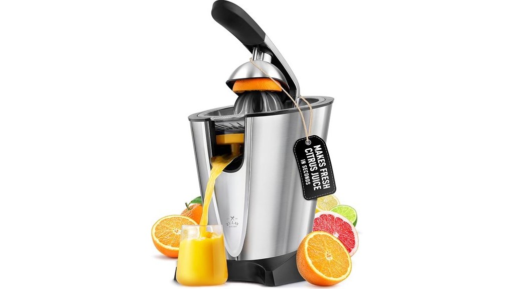 black electric citrus juicer