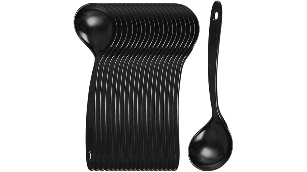 bulk plastic serving spoons
