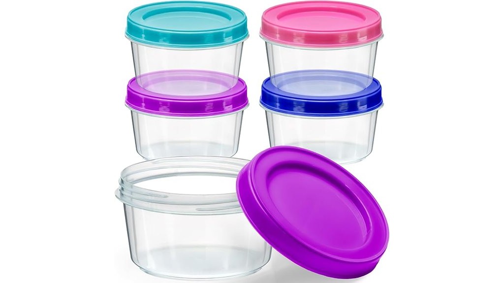 15 Best Leakproof Food Containers for Travel: Keep Your Meals Fresh on the Go 15 colorful mini food containers