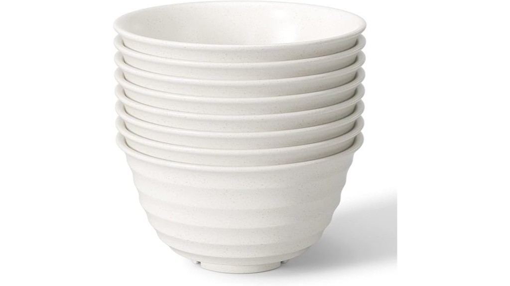 durable cereal bowl set