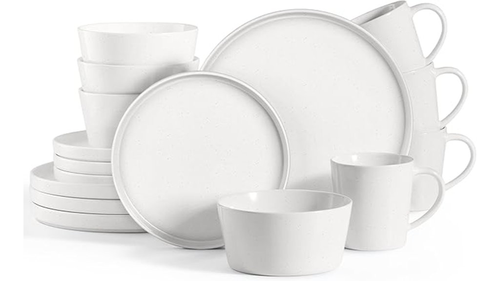 elegant stoneware dinner set