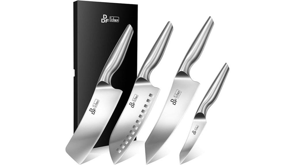 four piece knife set