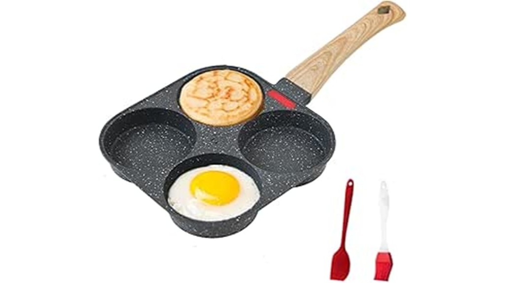 granite nonstick egg pan