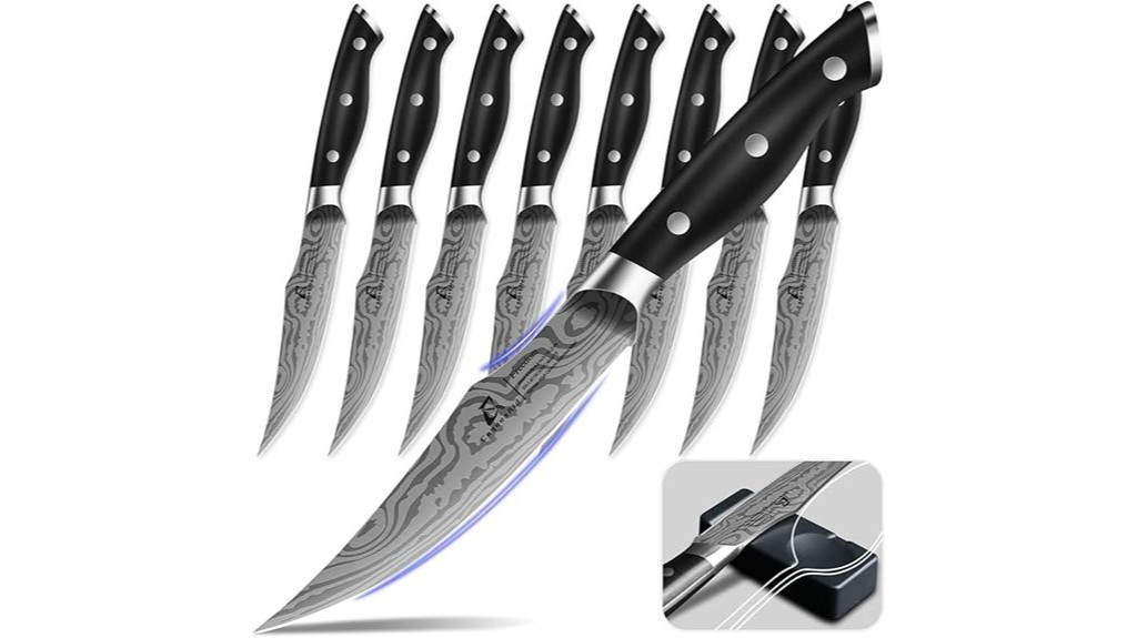high carbon steak knives