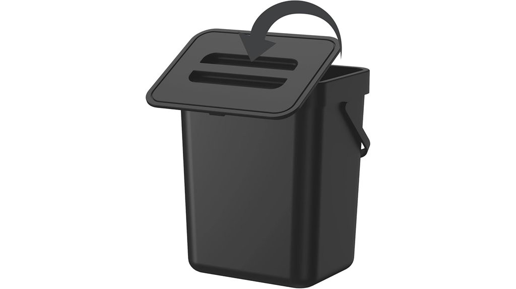 indoor composting bucket mountable