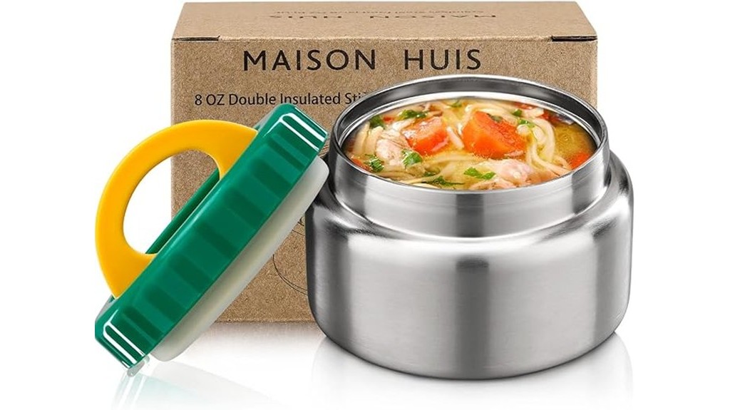 15 Best Leakproof Food Containers for Travel: Keep Your Meals Fresh on the Go 16 insulated thermo jar green