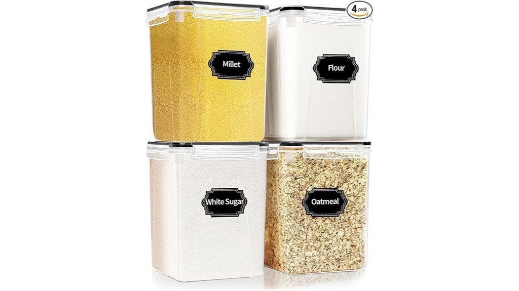 large airtight food containers