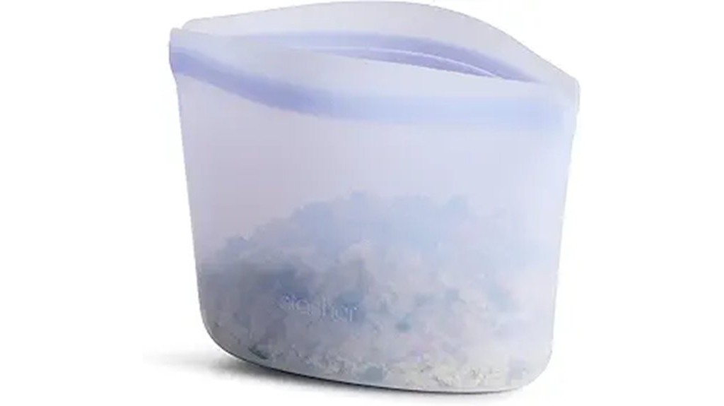 lavender silicone food bowl