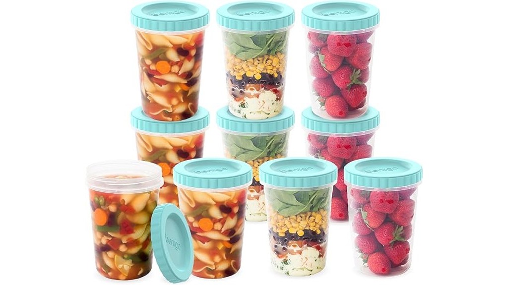 leak proof deli containers set
