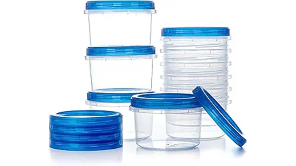 leakproof freezer storage containers