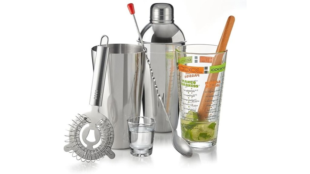 libbey 9 piece cocktail set