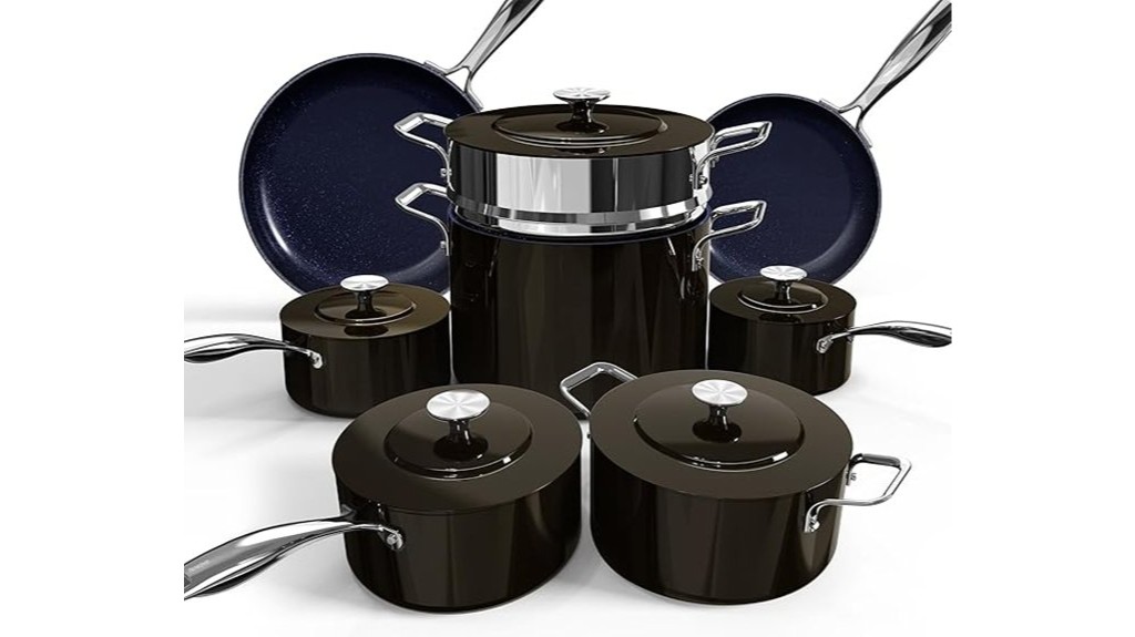 lightweight forged cookware set