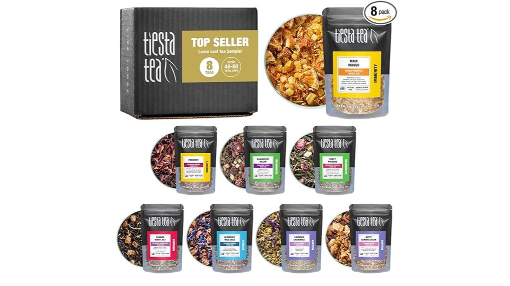 loose leaf tea sampler