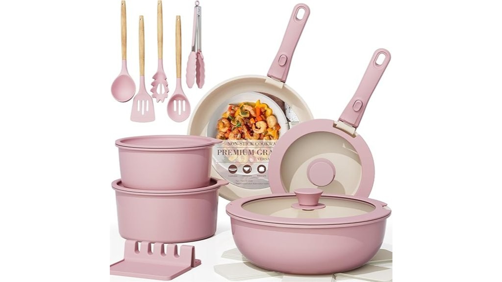 non stick ceramic cookware set